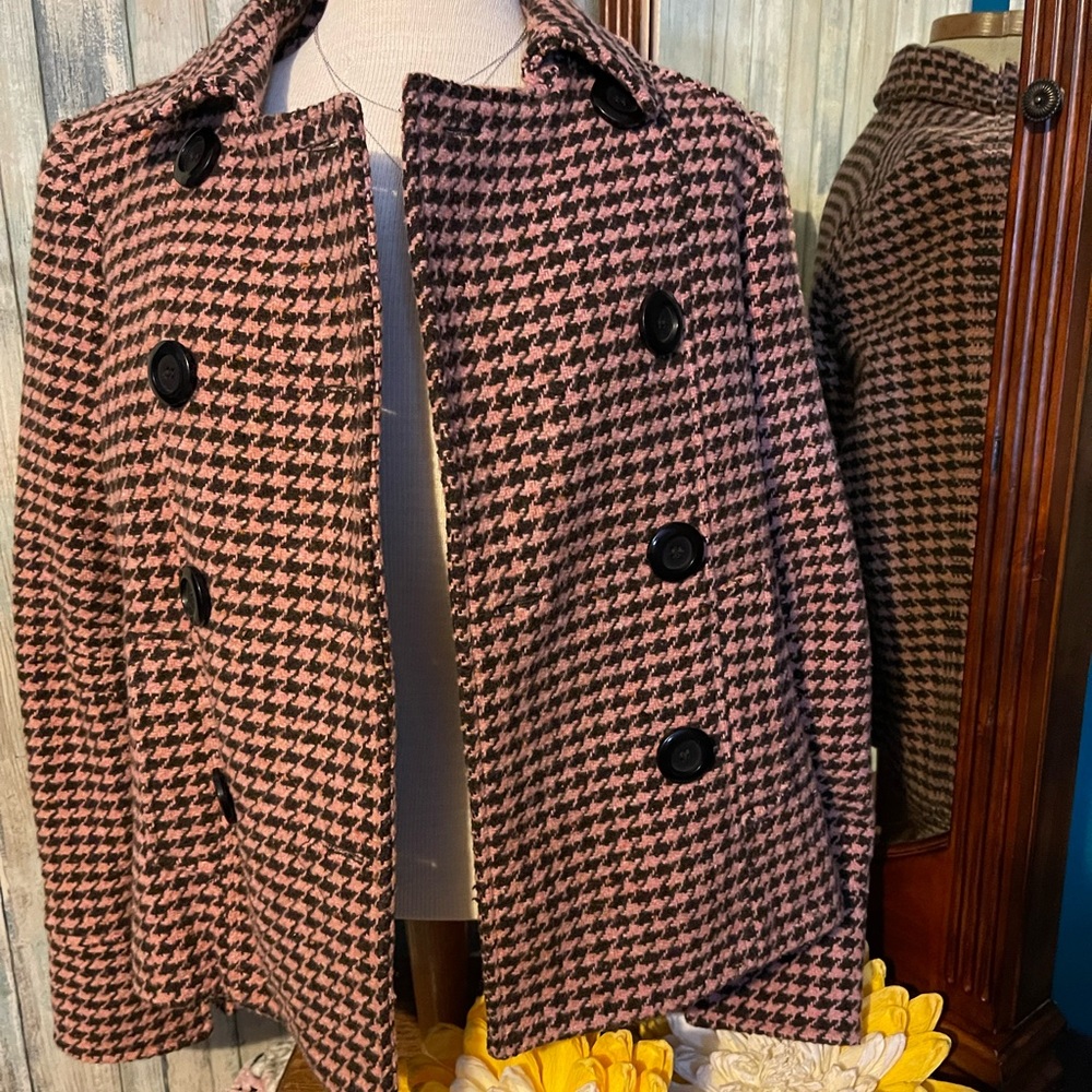 Houndstooth Design Coat. Absolutely Beautiful Coa… - image 2